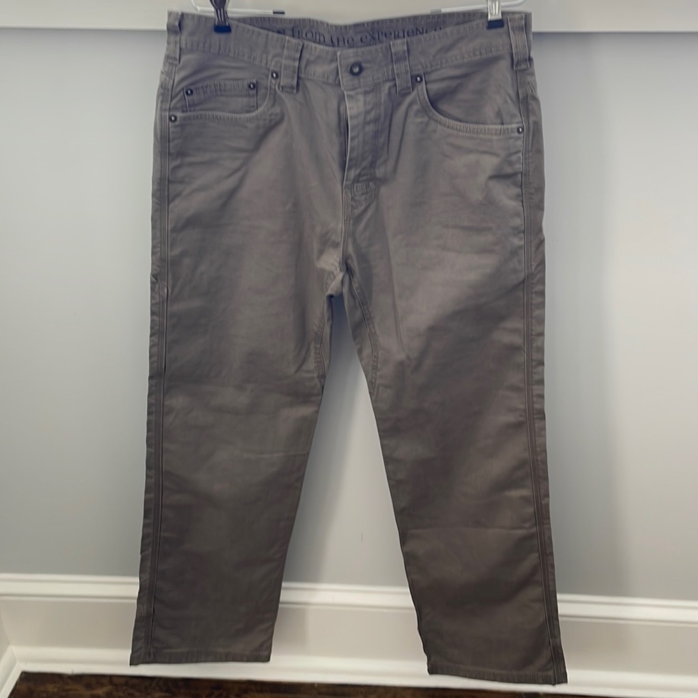 Gray Prana Bronson pant size 34 W 30 L….barely worn